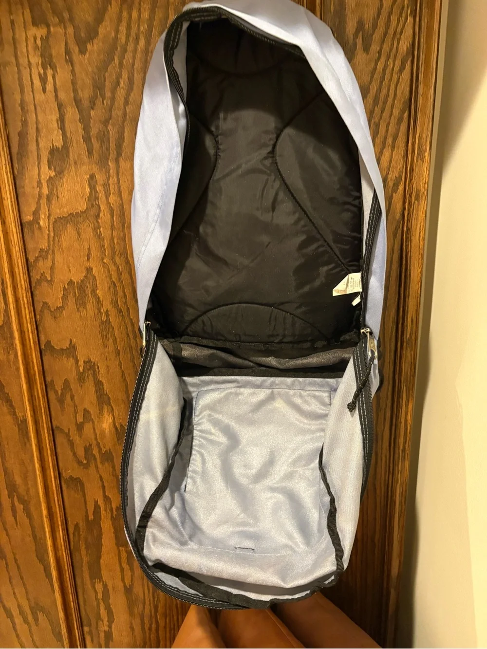 Eastpak Light Blue and Black Everyday Backpack